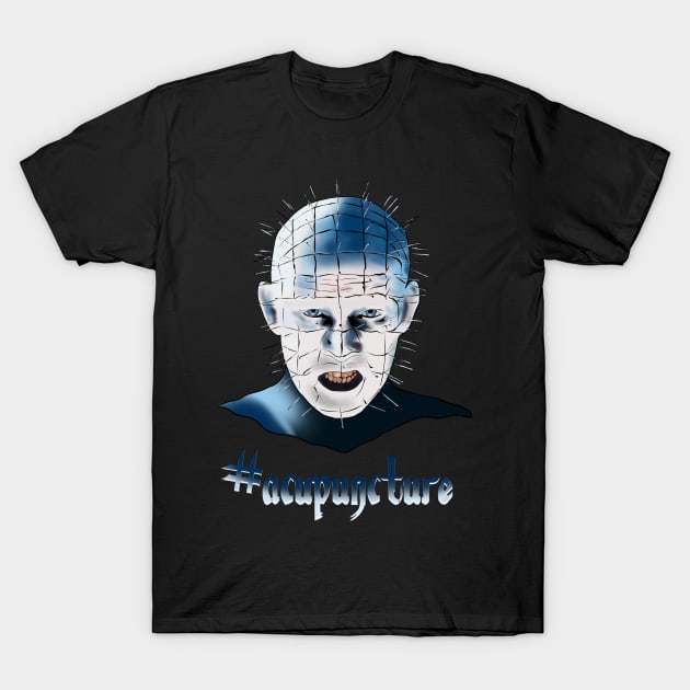 Pinhead Loves Acupuncture T-Shirt by Danispolez_illustrations